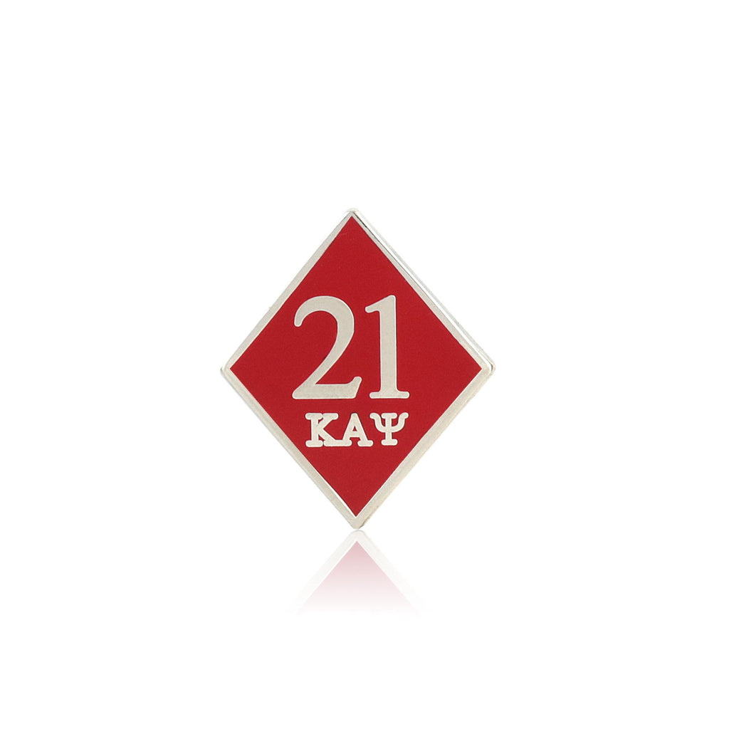 Kappa Alpha Psi 21 Klub Diamond Lapel Pin
