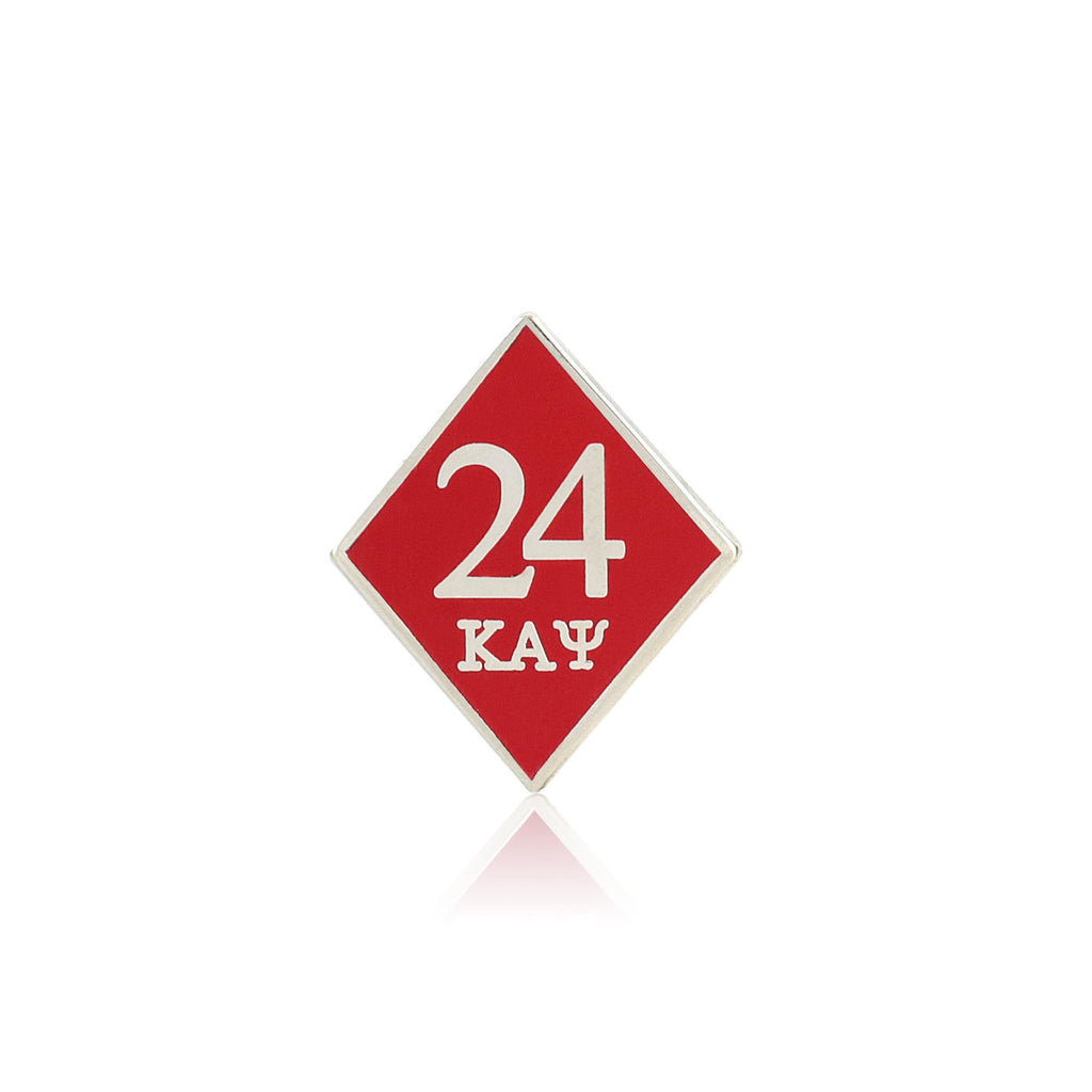 Kappa Alpha Psi 24 Klub Diamond Lapel Pin