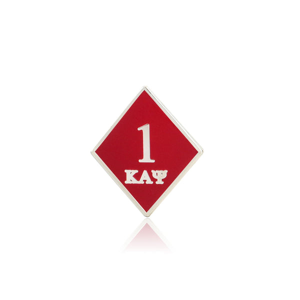 Kappa Alpha Psi Diamond Ace Klub Lapel Pin