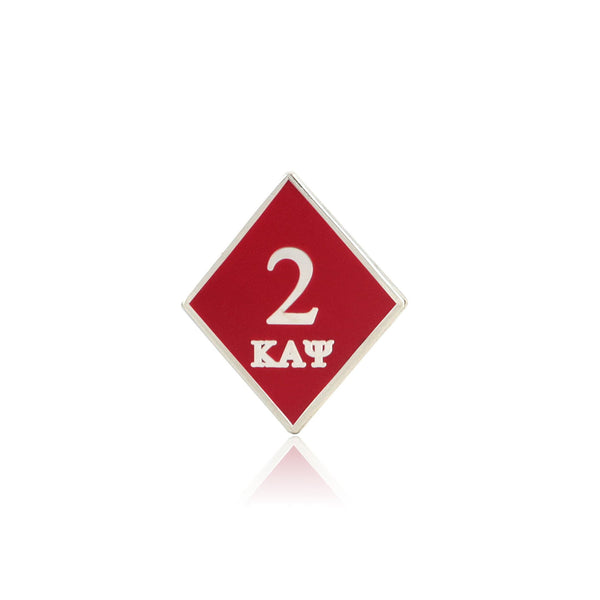 Kappa Alpha Psi Diamond Deuce Klub Lapel Pin