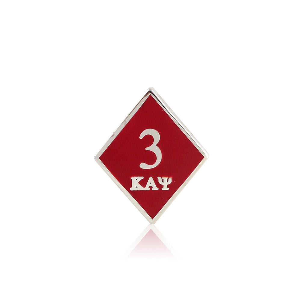 Kappa Alpha Psi Diamond Tre Klub Lapel Pin
