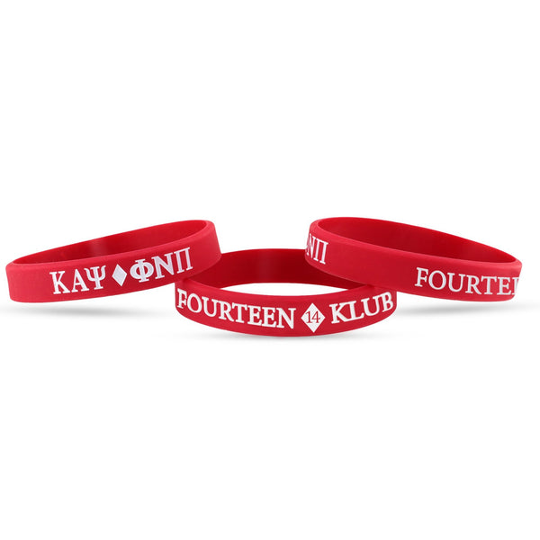 Kappa Alpha Psi Fourteen #14 Klub Wristband