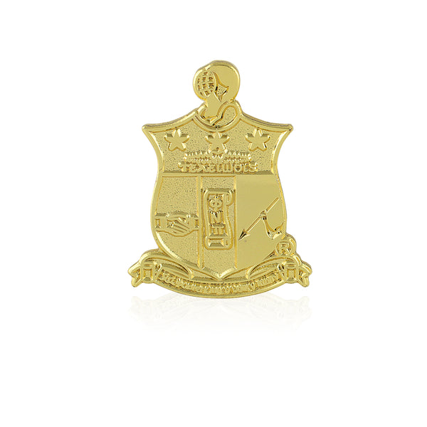 Kappa Alpha Psi Coat of Arms Lapel Pin (Gold)