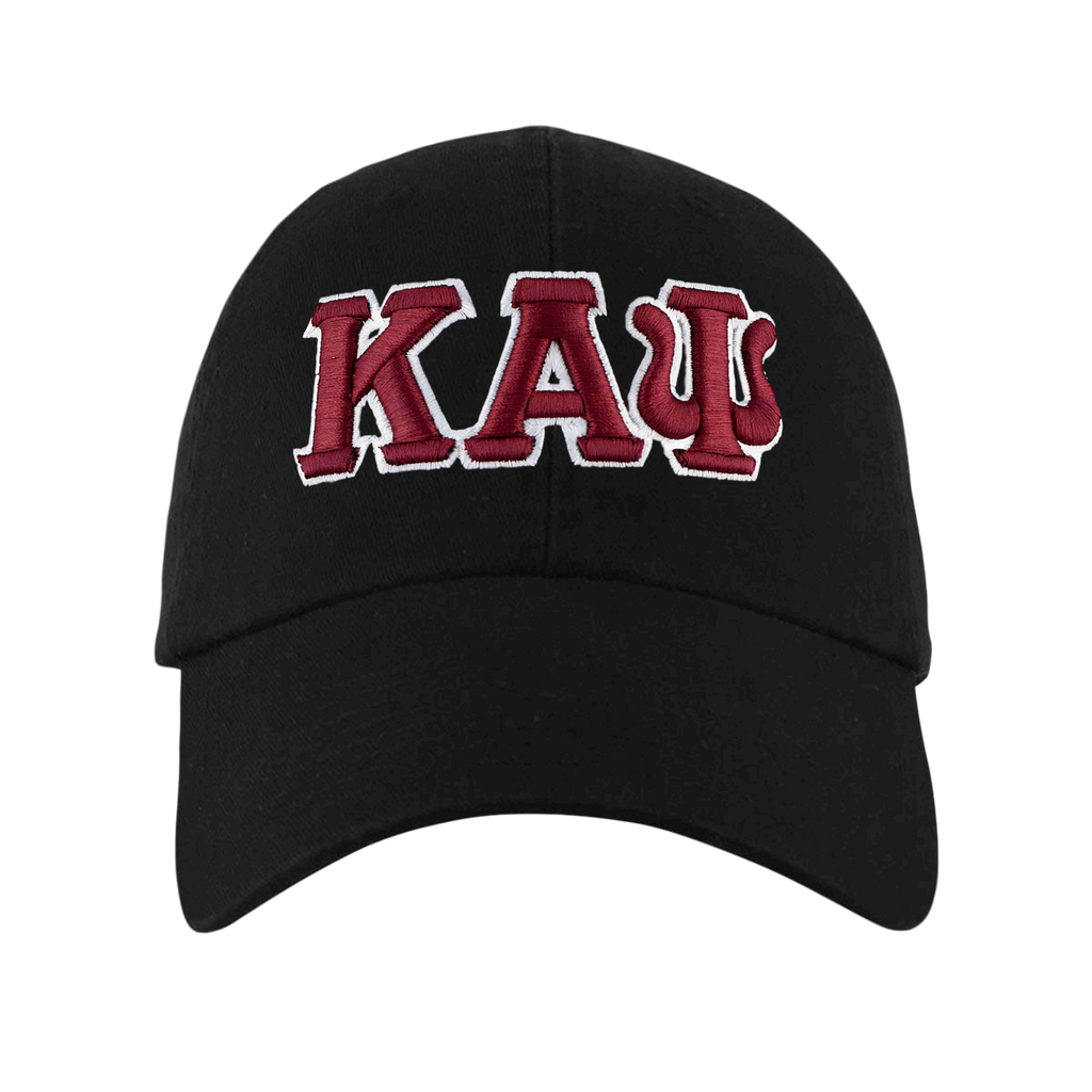 Kappa Alpha Psi Greek Letter Adjustable Dad Cap (Black)