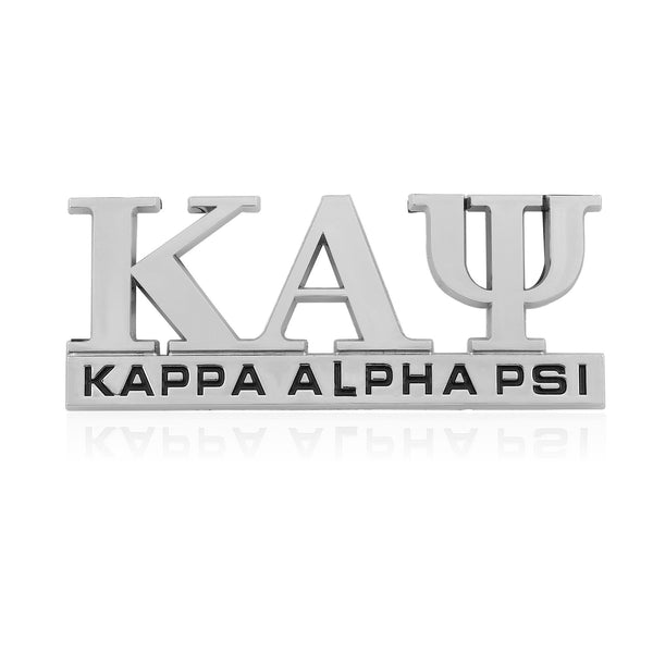 Kappa Alpha Psi Greek Letter Car Emblem