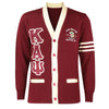 Kappa Alpha Psi Krimson & Kreme Greek Letter Cardigan Sweater