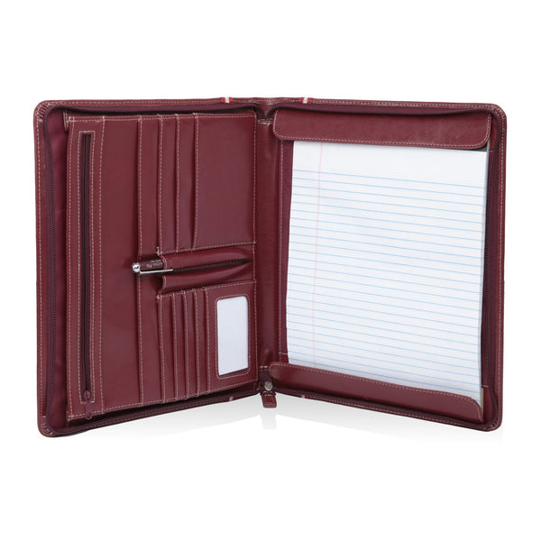 Kappa Alpha Psi Signature Stripe Zippered Portfolio
