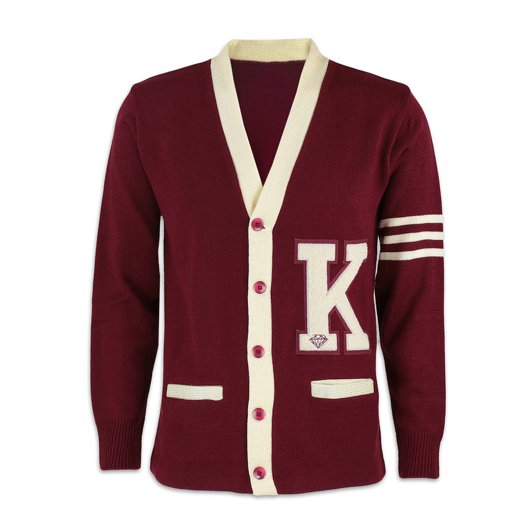 Kappa Alpha Psi Krimson & Kreme K Cardigan Sweater