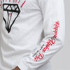 Kappa Alpha Psi Diamond Phi Nu Pi Long Sleeve Tee (White)