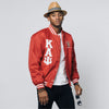 Kappa Alpha Psi Baseball Jacket (Red)