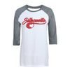 Kappa Alpha Psi Silhouette Glitter Baseball Tee