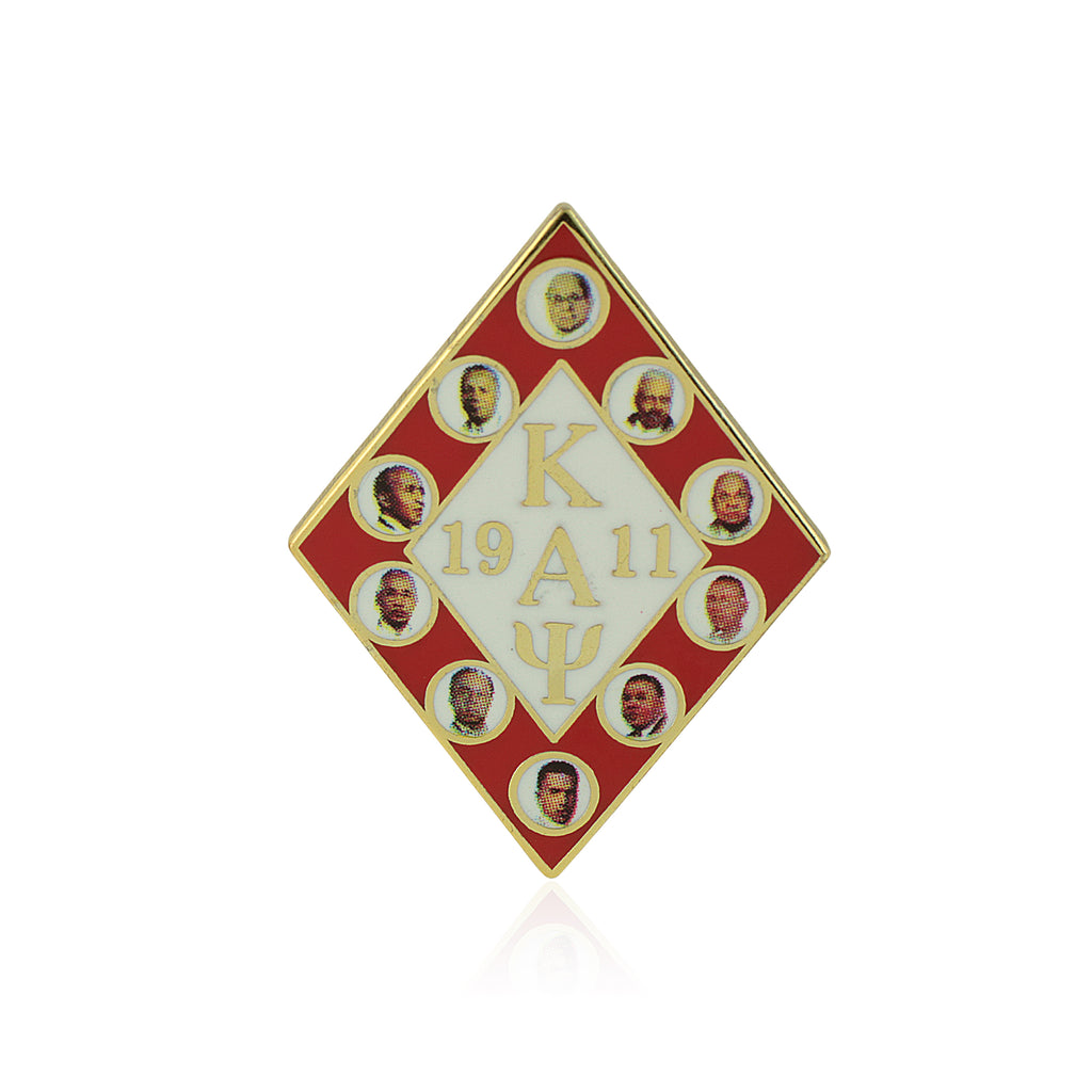 Kappa Alpha Psi Founders Lapel Pin Diamond