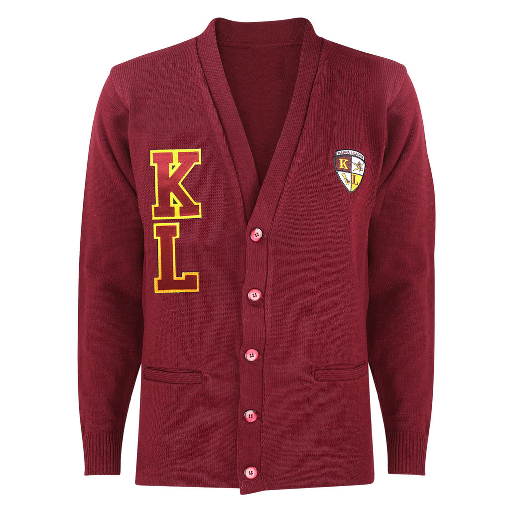 Kappa League Cardigan Sweater (Maroon)