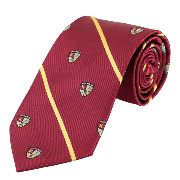 Kappa League Striped Shield Necktie