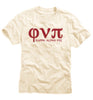 Kappa Alpha Psi Old Skool Phi Nu Pi Felt Tee