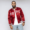 Kappa Alpha Psi NUPE Varsity Satin Jacket (Krimson)-FINAL SALE