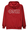 Kappa Alpha Psi Phi Nu Pi 3-Letter Pullover Hoodie (Red)