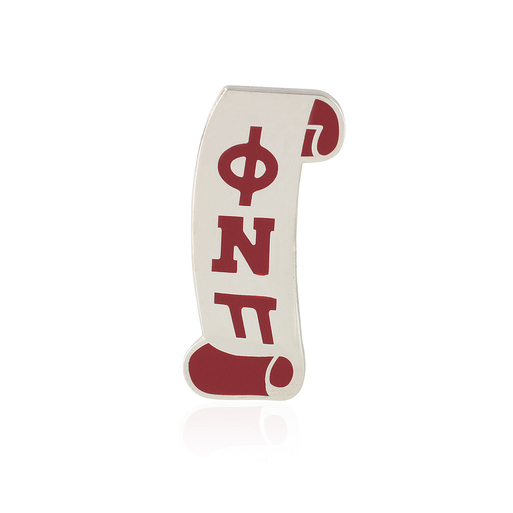 Kappa Alpha Psi Phi Nu Pi Scroll Lapel Pin