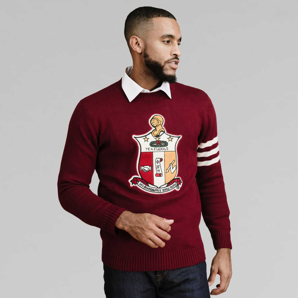 Kappa Alpha Psi Collegiate Coat of Arms Sweater (Krimson)