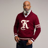 Kappa Alpha Psi Vintage K Shawl Collar Sweater (Krimson)