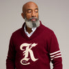 Kappa Alpha Psi Vintage K Shawl Collar Sweater (Krimson)