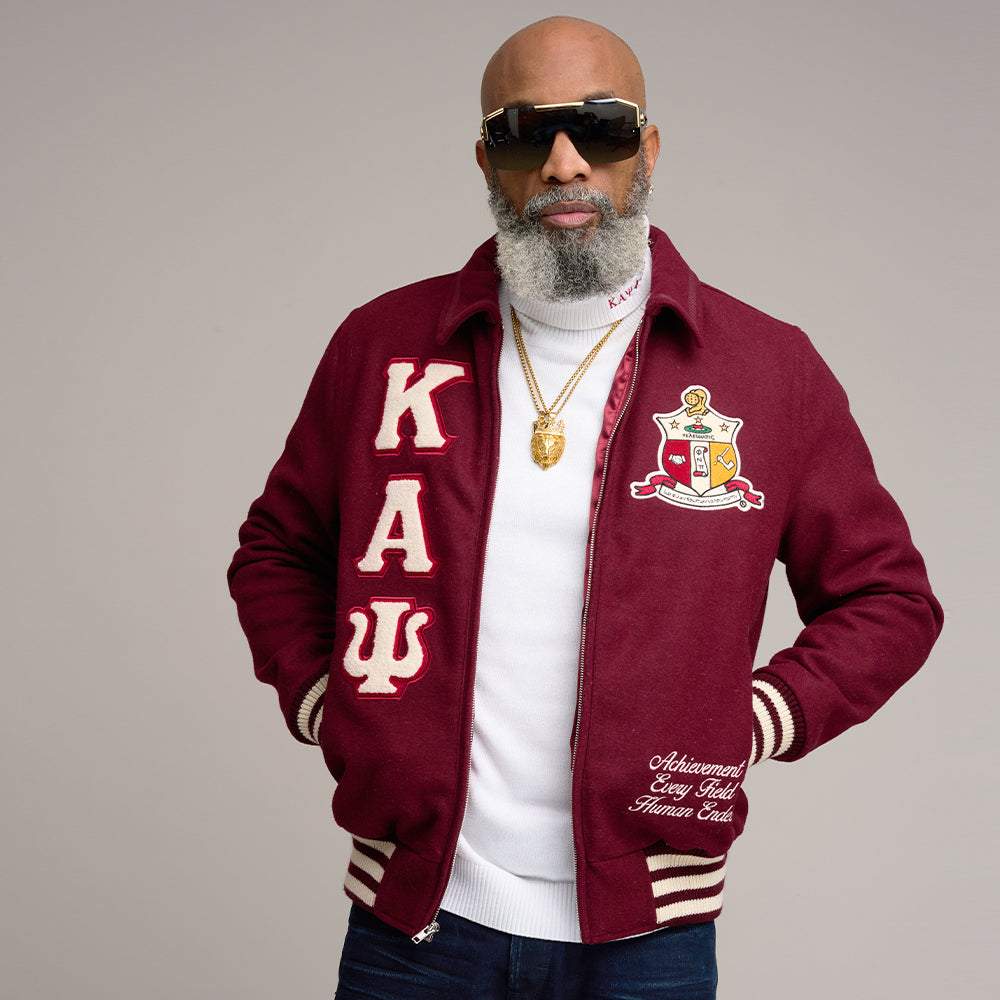 Kappa Alpha Psi Wool Varsity Jacket (Krimson)