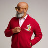 Kappa Alpha Psi Coat of Arms Full Zip Ribbed Cardigan