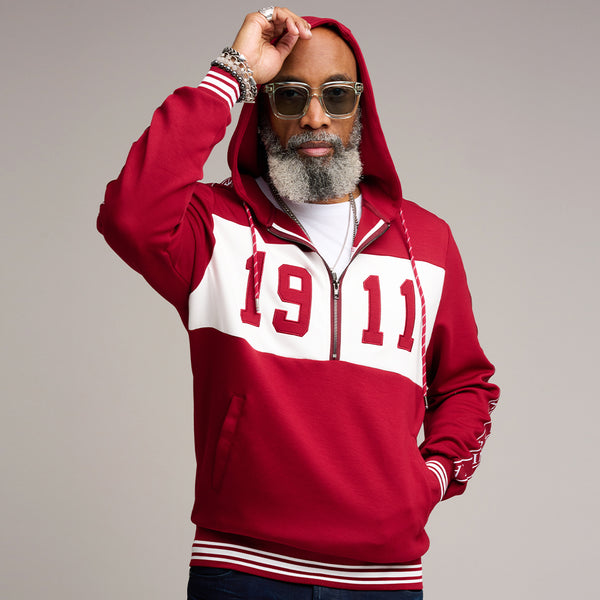 Kappa Alpha Psi 1911 Half-Zip Hooded Pullover