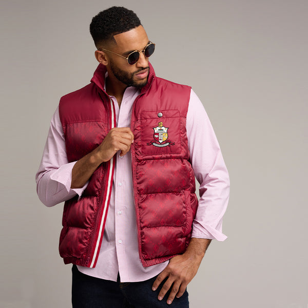 Kappa Alpha Psi Diamond K Bubble Vest-FINAL SALE