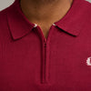 Kappa Alpha Psi Zip Polo Sweater (Cream)