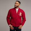 Kappa Alpha Psi Coat of Arms Full Zip Ribbed Cardigan
