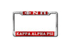 Kappa Alpha Psi Phi Nu Pi - KAPsi License Plate Frame (Red or Silver)